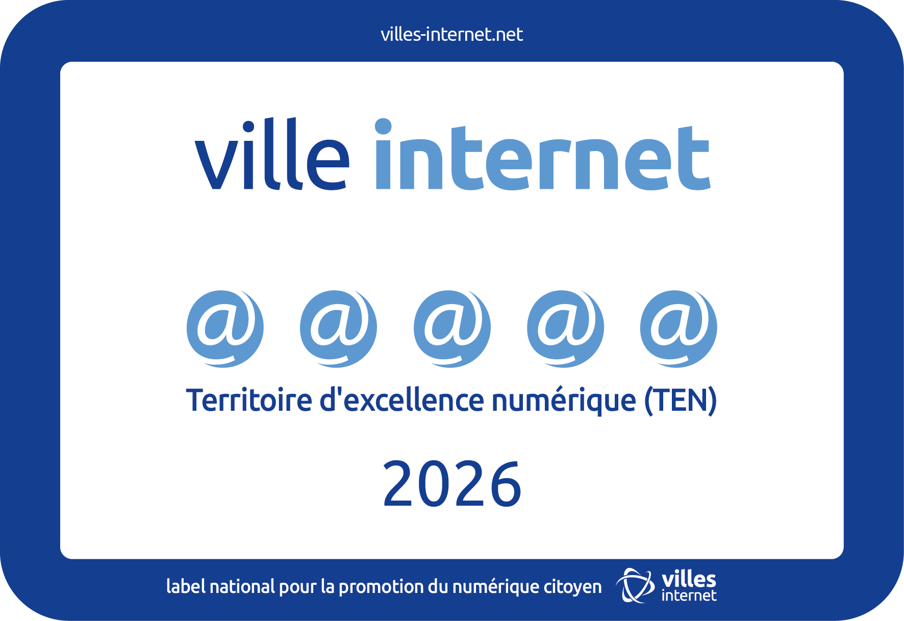 Logo Ville internet 2024