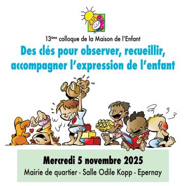 Affiche Colloque Maison de l'Enfant Epernay