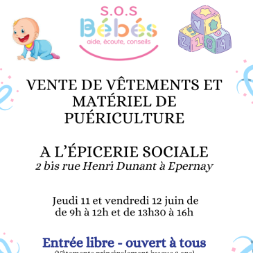 Vente SOS bébés