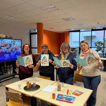 Atelier création de lettres de Nouvel An