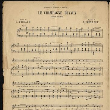 Valse chantée Champagne Devaux