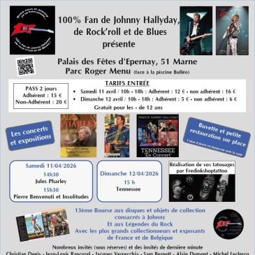 Bourse 100% fan de Johnny