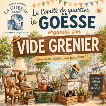 Brocante comité de quartier La Goësse