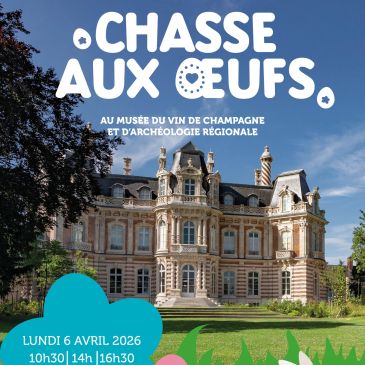 Chasse aux œufs musée 6 avril 2026