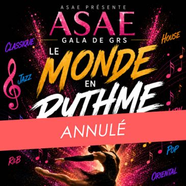 gala GRS asae annulé