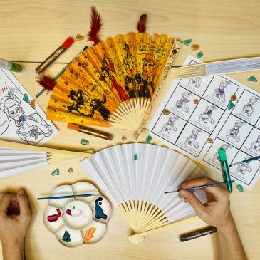 atelier éventails - musée