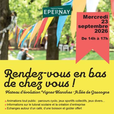 Rendez-vous en bas de chez vous septembre 2026
