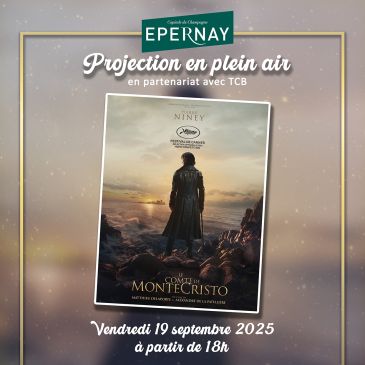 Projection en plein air Comte de Monte Cristo