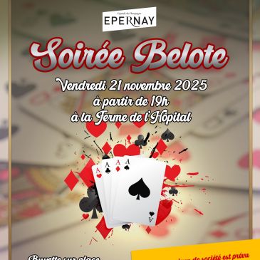 Tournoi de belote Ferme de l'Hôpital