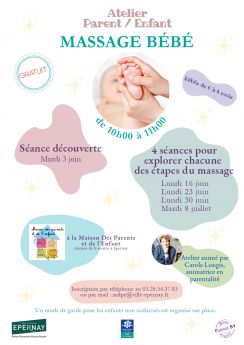 Atelier Massage bébé
