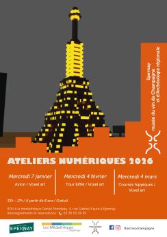 Ateliers numériques au musée - janvier février mars 2026