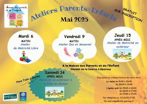 Atelier Parents enfants mai 2025