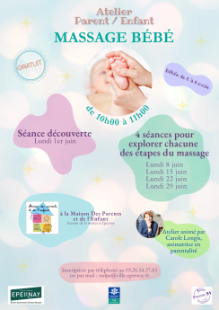 Ateliers massage bébé