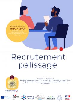 Affiche recrutement palissage
