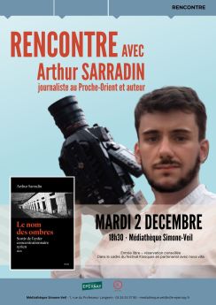 Affiche rencontre Arthur Sarradin