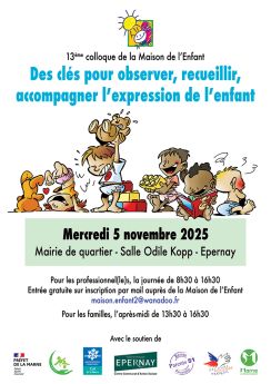 Affiche Colloque Maison de l'Enfant Epernay