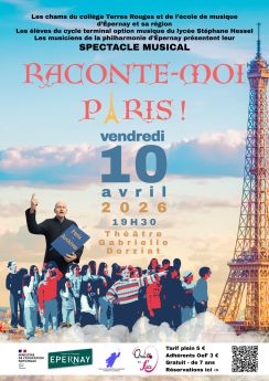 Spectacle Raconte-moi Paris