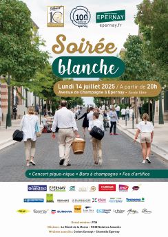 Affiche Soirée blanche 2025