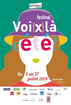 Affiche festival Voix là l'été Epernay
