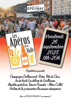 Apéros de la Halle septembre 2025