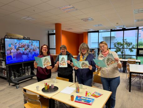 Atelier création de lettres de Nouvel An