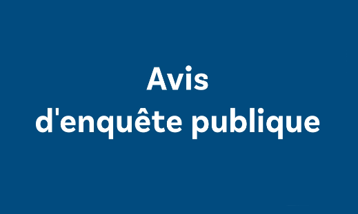 Avis d'enquête publique - Ville d'Epernay