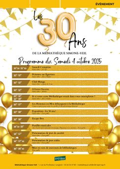 Anniversaire Médiathèque Simone-Veil Epernay