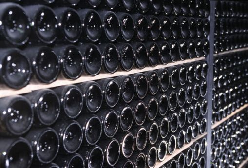 bouteilles de Champagne