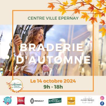 Braderie automne 2024 - Les Vitrines d'Epernay