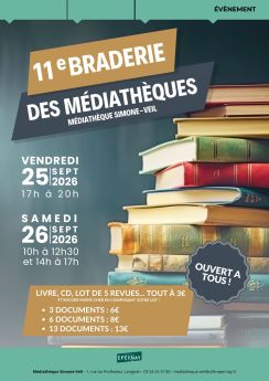Braderie médiathèques 2026