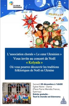 Concert de Noël - association Le cœur ukrainien