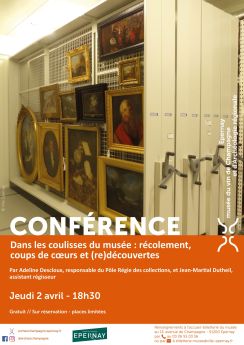 Conférence musée avril 2026