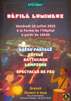 Défilé lumineux