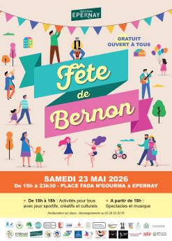 Fête de Bernon Epernay 23 mai 2026