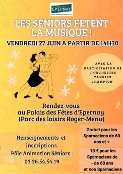 Les seniors fêtent la musique