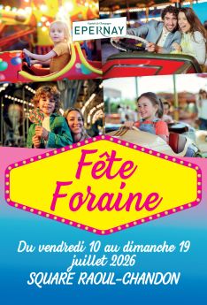Fête foraine juillet 2026