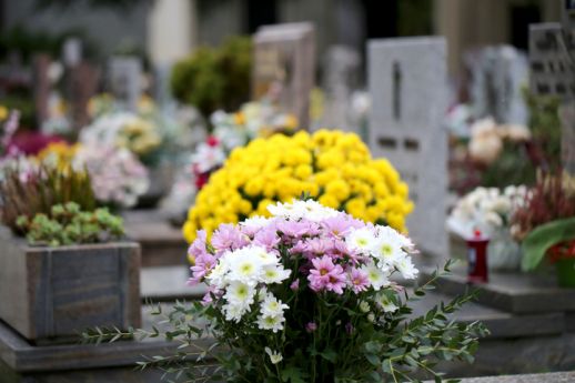 Fleurs cimetière