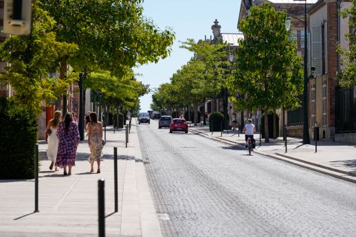 cycliste avenue de Champagne