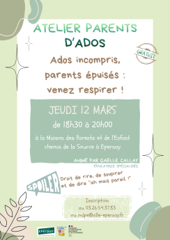 Atelier parents d'ados
