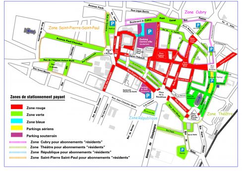 Plan stationnement payant 2025