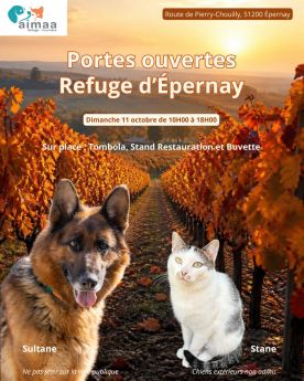 Portes ouvertes refuge d'Epernay 2026
