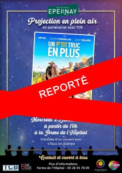 Projection en plein air