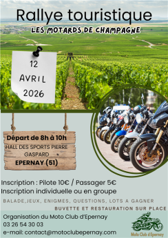 Rallye Touristique Epernay
