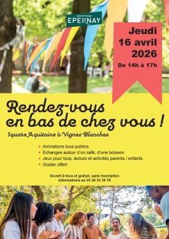 Rendez-vous en bas de chez vous avril 2026