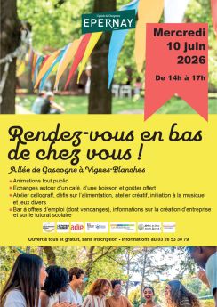 Rendez-vous en bas de chez vous juin 2026
