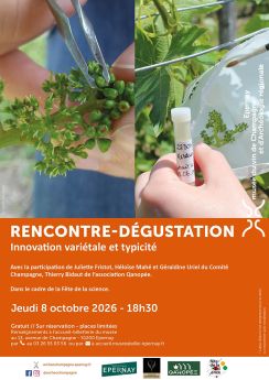 Rencontre-dégustation « Innovation variétale et typicité »