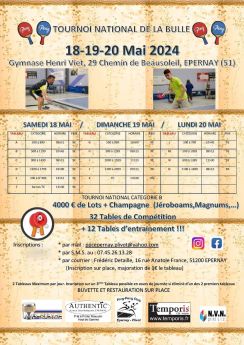 Tournoi national de la bulle - ping-pong Epernay