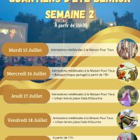 Programme - du 15 au 19 juillet 2025