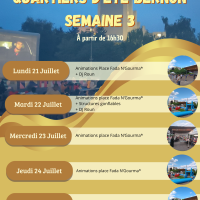 Programme - du 21 au 25 juillet 2025