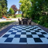 Tables d'échecs- Jardin de l'Horticulture © Noémie Cozette - Ville d'Epernay